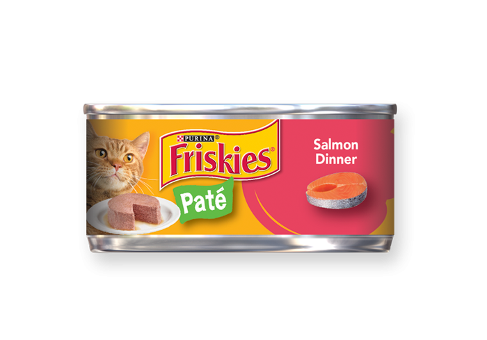 Friskies Pate Salmon Dinner Canned Cat Food