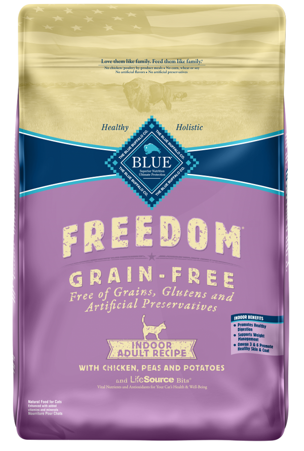 Blue Buffalo Freedom Grain Free Indoor Chicken Recipe Dry Cat Food