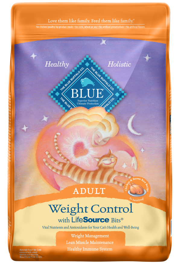 Blue Buffalo Weight Control Chicken & Brown Rice Recipe Adult Dry Cat Food