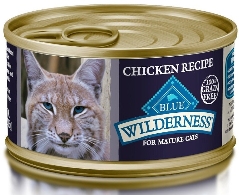 Blue Buffalo Wilderness Grain Free Mature Recipe Canned Cat Food