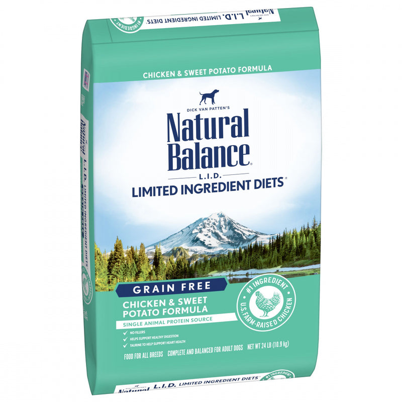 Natural Balance Limited Ingredient Small Breed Adult Grain-Free Dry Dog  Food, Chicken & Sweet Potato Recipe, 12 Pound (Pack of 1)