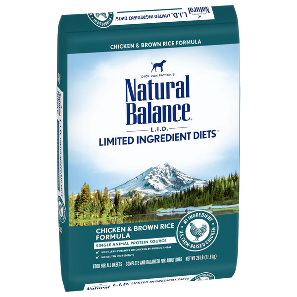 Natural Balance L.I.D. Limited Ingredient Diet Chicken & Brown Rice Formula Dry Dog Food