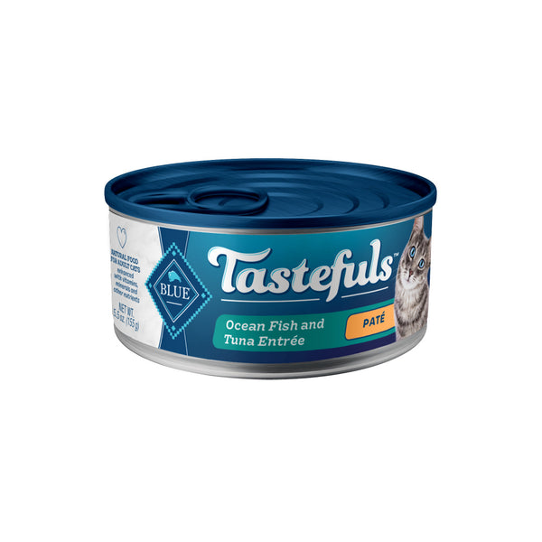 Blue Buffalo Tastefuls Natural Pate Ocean Fish & Tuna Entree Wet Cat Food